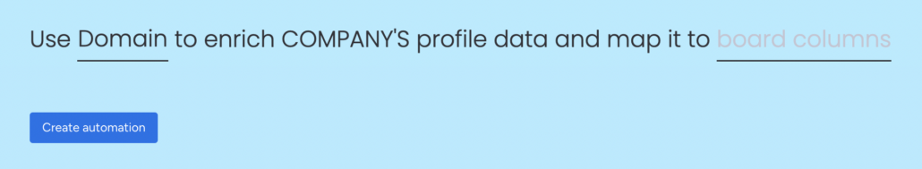 Company enrich automation